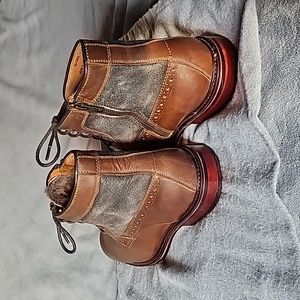 warner shearling boot
